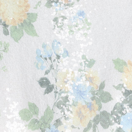 Helga Floral Sequin Mini Dress — photo 5