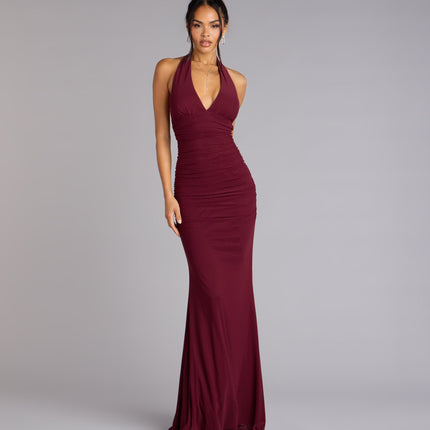 Windsor Juliana Mesh Strappy Back Formal Dress