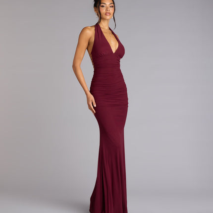 Windsor Juliana Mesh Strappy Back Formal Dress