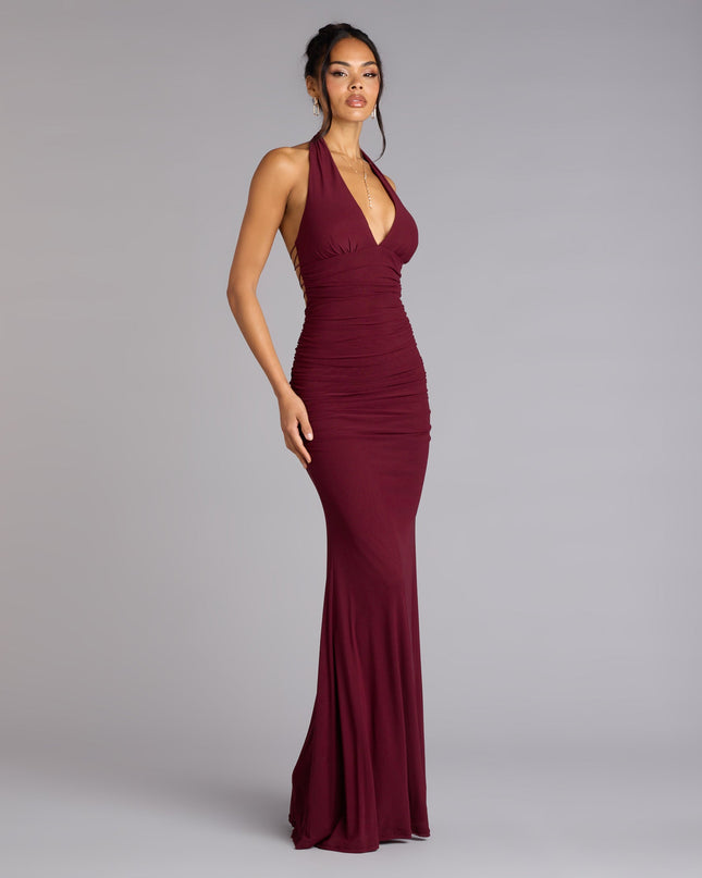 Windsor Juliana Mesh Strappy Back Formal Dress