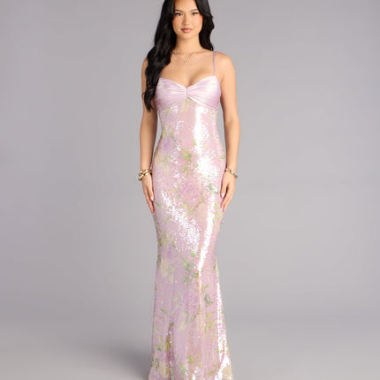 Windsor Murielle Sequin Mermaid Formal Dress