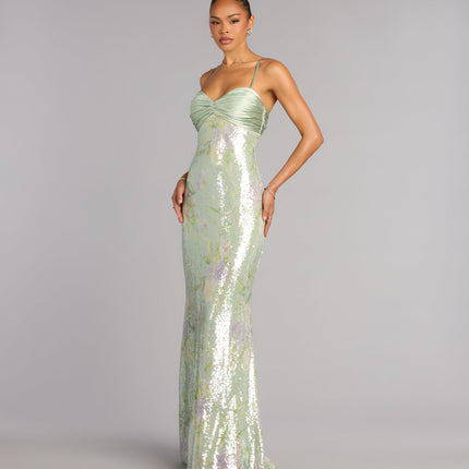 Windsor Murielle Sequin Mermaid Formal Dress