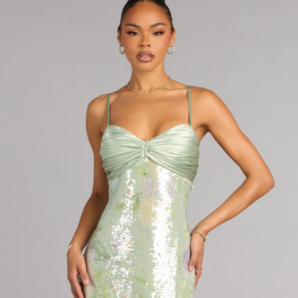 Windsor Murielle Sequin Mermaid Formal Dress