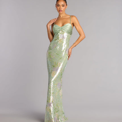 Windsor Murielle Sequin Mermaid Formal Dress