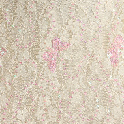 Whimsical Sparkle Butterfly Sequin Lace-Up Skater Dress — photo 4
