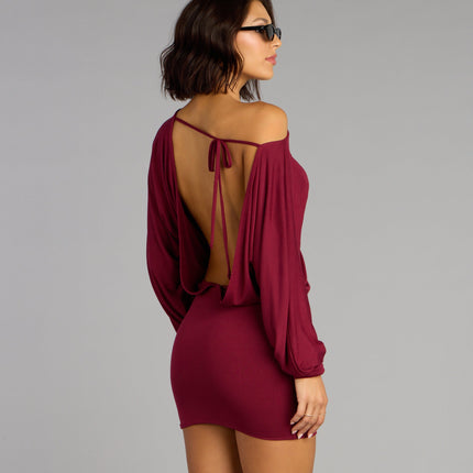 Behind The Scenes Long Sleeve Mini Dress — photo 6