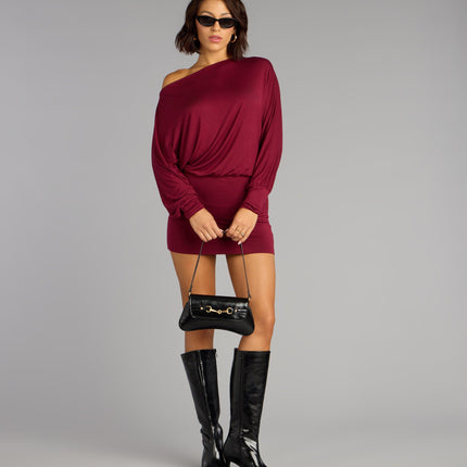Behind The Scenes Long Sleeve Mini Dress — photo 7