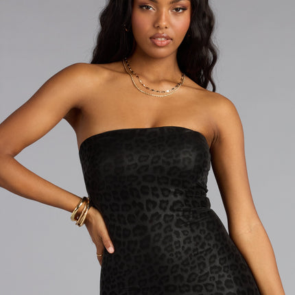 Stay Fierce Leopard Mini Dress — photo 4