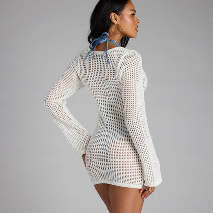 Back To Shore Crochet Cover Up Dress — photo 3