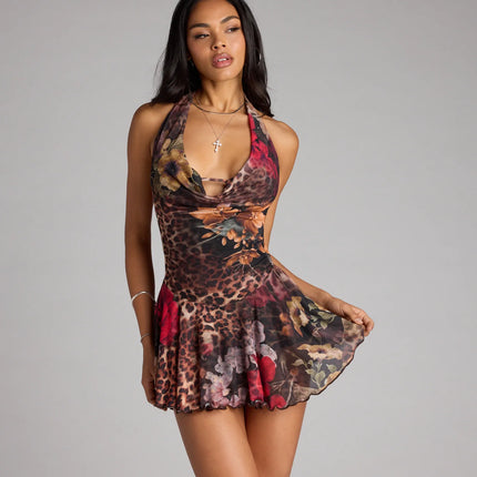 Windsor Wildflower Energy Cowl Halter Romper