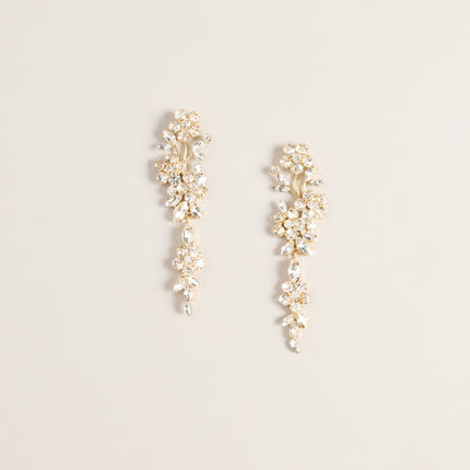 Windsor Bloom With It Rhinestone Drop Earrings