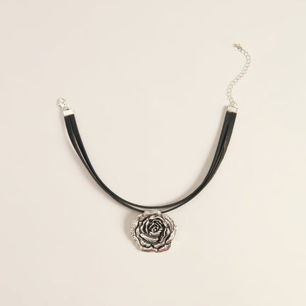 Petal With Attitude Rose Choker Necklace — photo 1