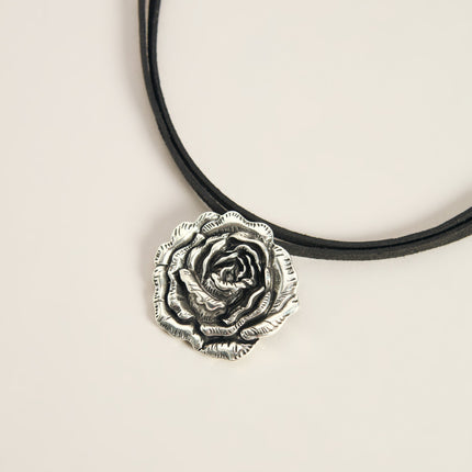 Petal With Attitude Rose Choker Necklace — photo 2