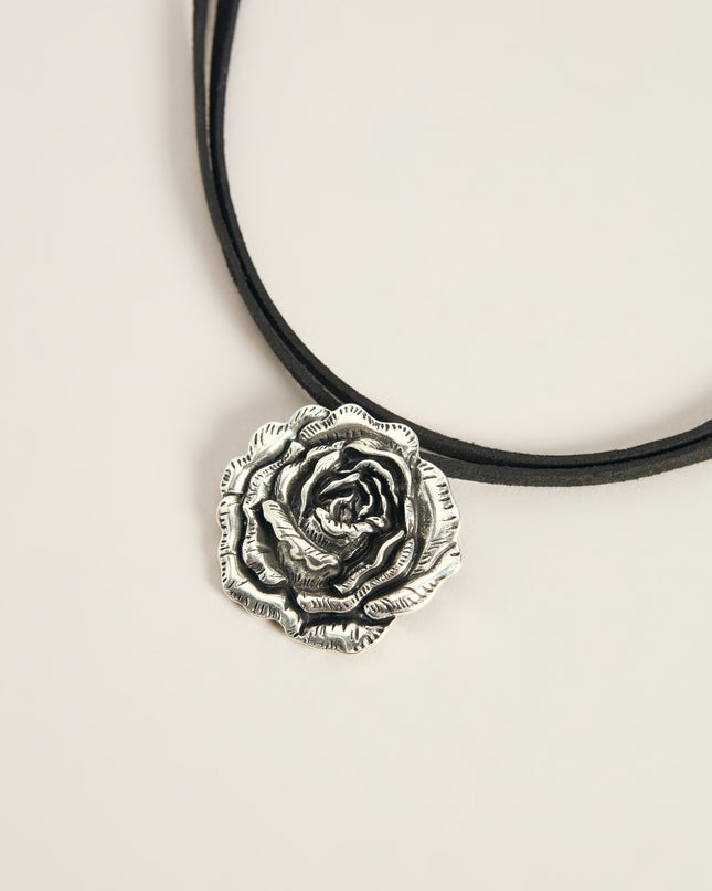 Petal With Attitude Rose Choker Necklace — photo 2