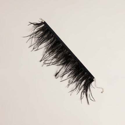 Windsor Feather Forecast Faux Feather Choker Necklace