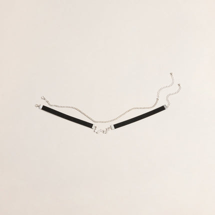 Double Take Rhinestone Butterfly Choker Set — photo 1