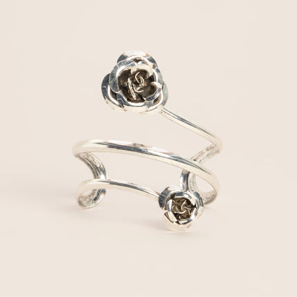 Rose To The Occasion Floral Arm Cuff Bracelet — photo 1