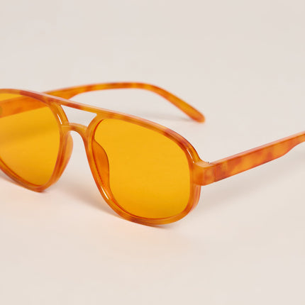 Retro Forecast Aviator Sunglasses