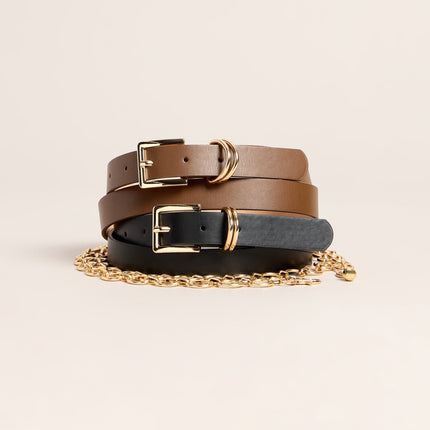 Windsor Sleek Essentials Trio Belt Set