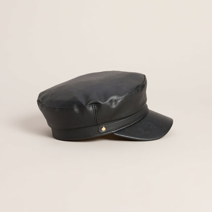 Windsor City Limits Faux Leather Cabby Hat