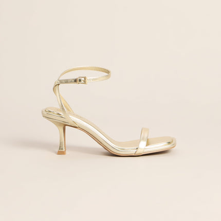 Silver Lining Strappy Kitten Heels — photo 1