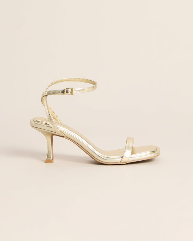 Silver Lining Strappy Kitten Heels — photo 1