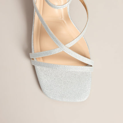 Windsor Step Out And Shine Glitter Block Heels