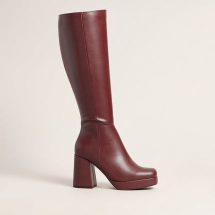 Windsor High Step Platform Knee High Boots